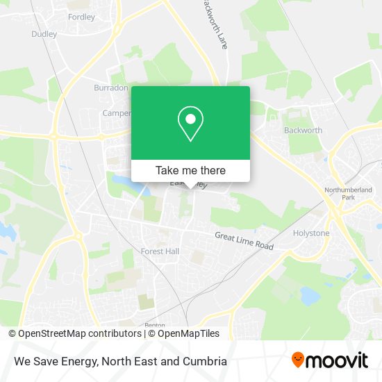 We Save Energy map