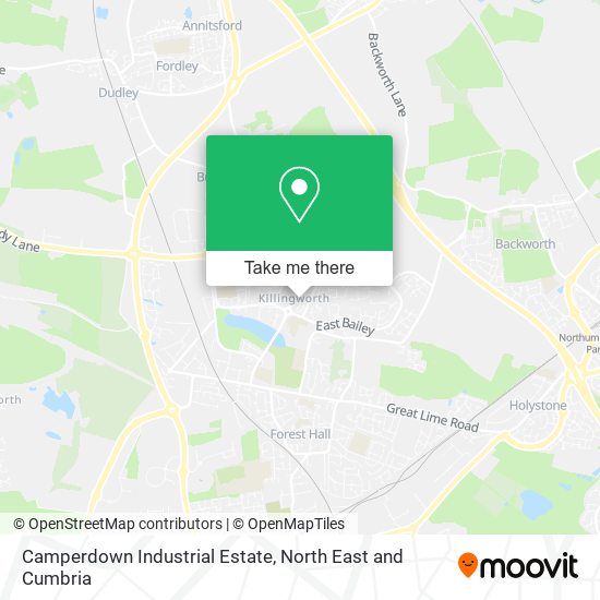 Camperdown Industrial Estate map