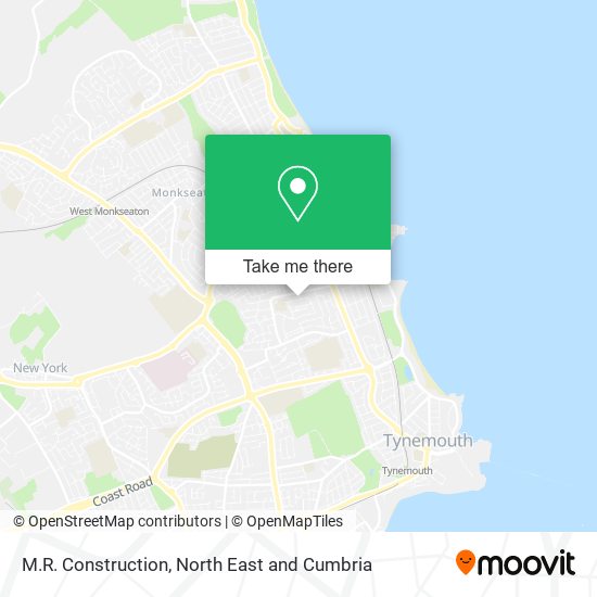 M.R. Construction map