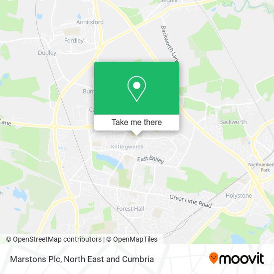 Marstons Plc map