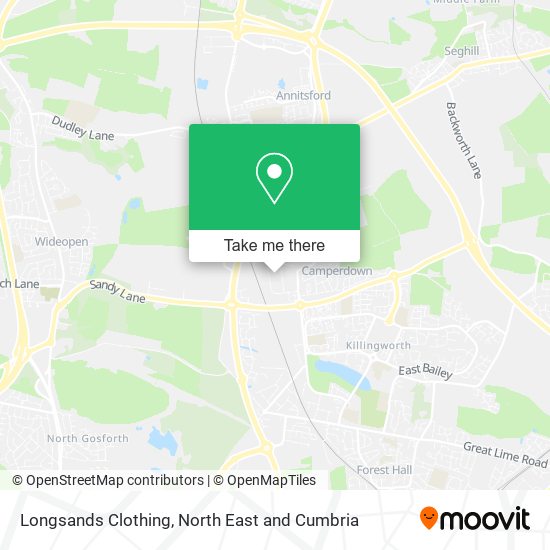 Longsands Clothing map