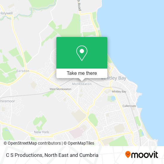 C S Productions map