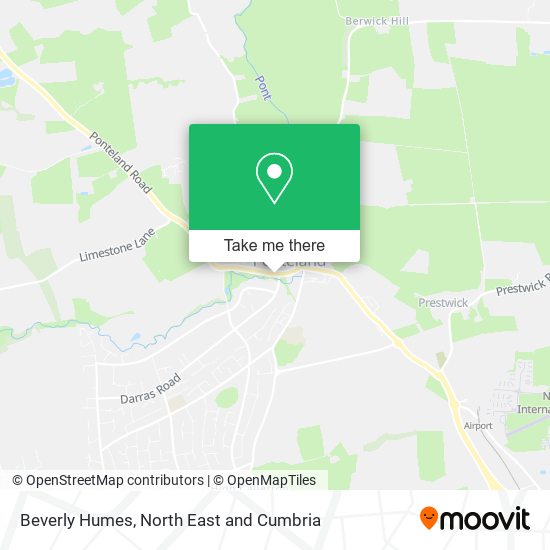 Beverly Humes map