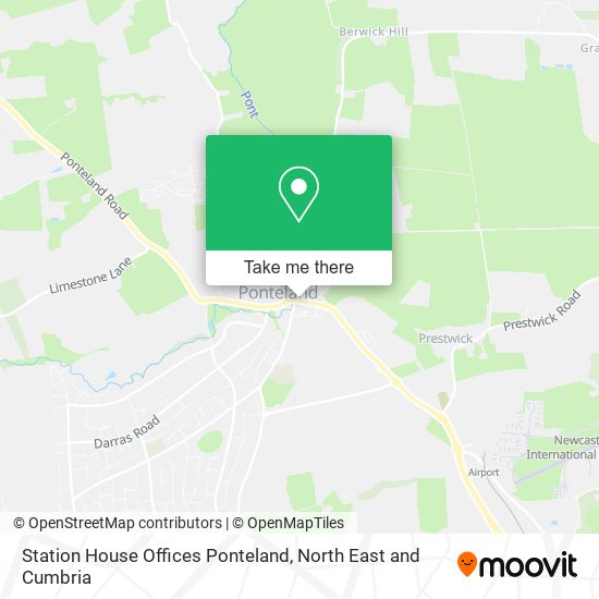 Station House Offices Ponteland map