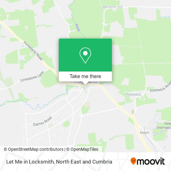 Let Me in Locksmith map