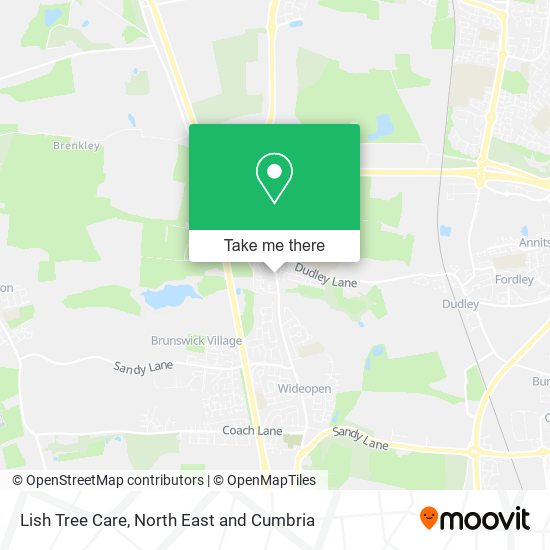 Lish Tree Care map