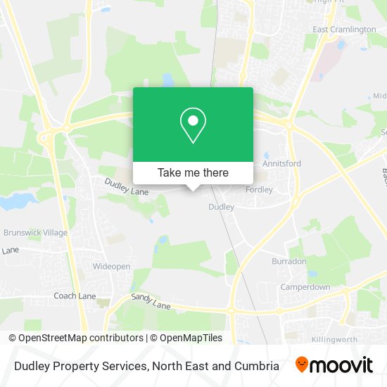 Dudley Property Services map