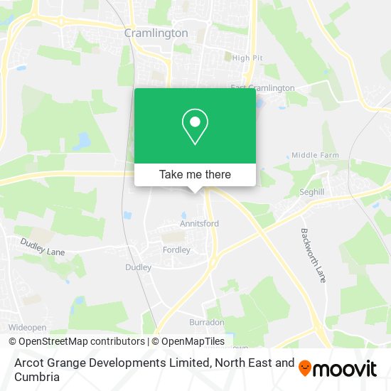 Arcot Grange Developments Limited map