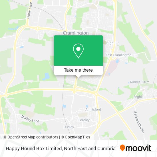 Happy Hound Box Limited map