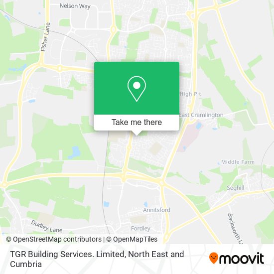 TGR Building Services. Limited map