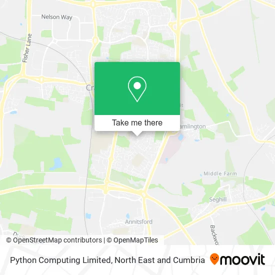 Python Computing Limited map