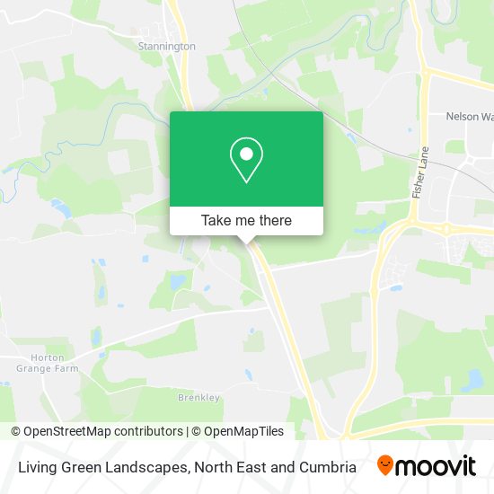 Living Green Landscapes map