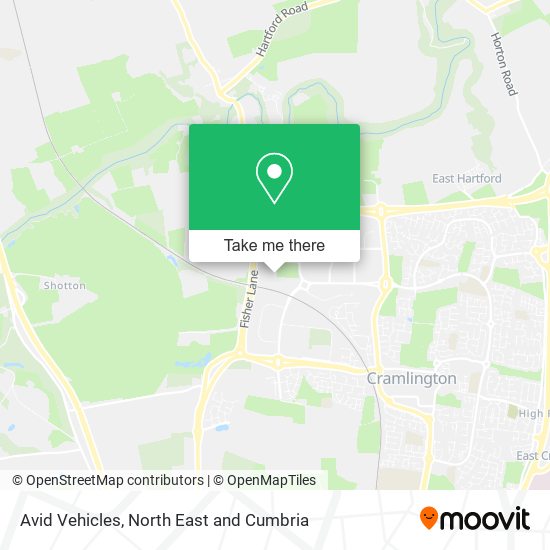 Avid Vehicles map