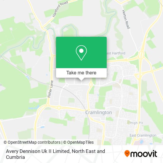Avery Dennison Uk II Limited map