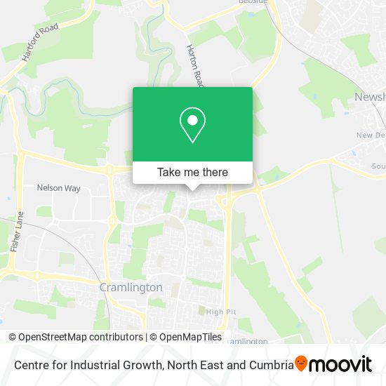 Centre for Industrial Growth map