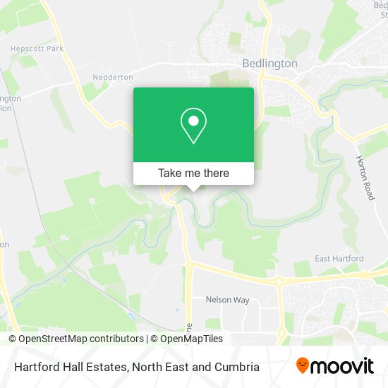 Hartford Hall Estates map