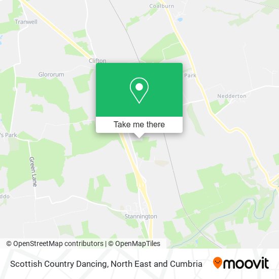 Scottish Country Dancing map