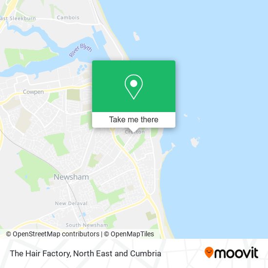 The Hair Factory map