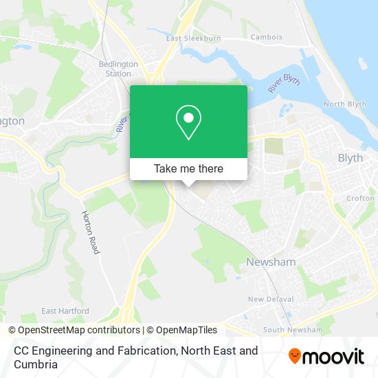CC Engineering and Fabrication map