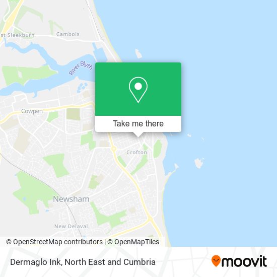 Dermaglo Ink map