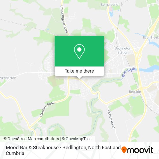 How to get to Mood Bar & Steakhouse - Bedlington in Northumberland by ...