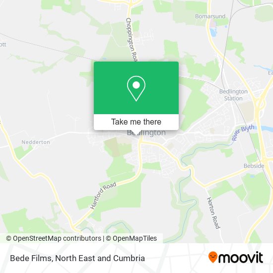 Bede Films map