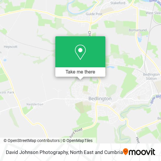 David Johnson Photography map