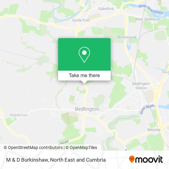 M & D Burkinshaw map