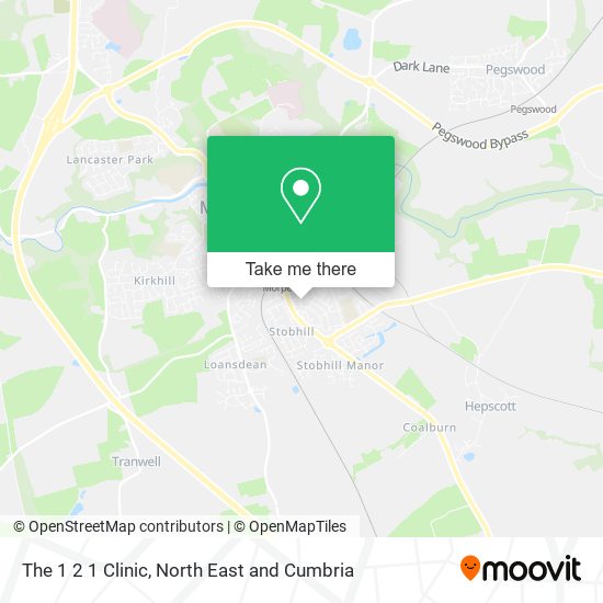 The 1 2 1 Clinic map