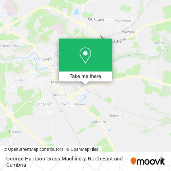 George Harrison Grass Machinery map