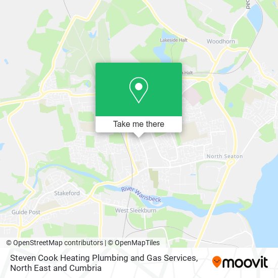 Steven Cook Heating Plumbing and Gas Services map