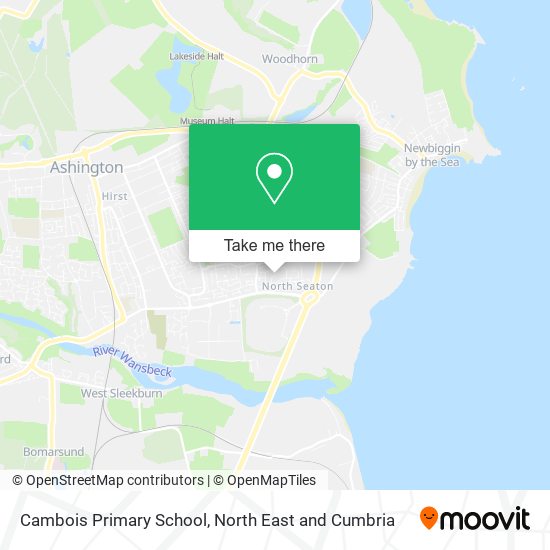 Cambois Primary School map