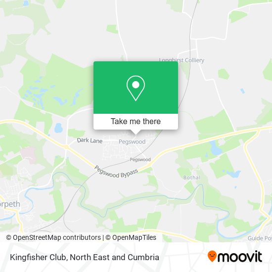 Kingfisher Club map