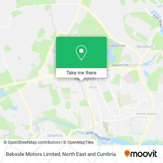 Bebside Motors Limited map