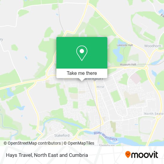 Hays Travel map