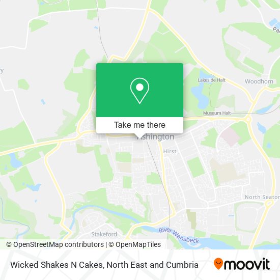 Wicked Shakes N Cakes map