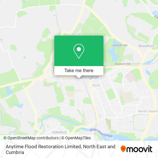 Anytime Flood Restoration Limited map