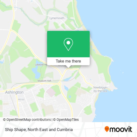Ship Shape map