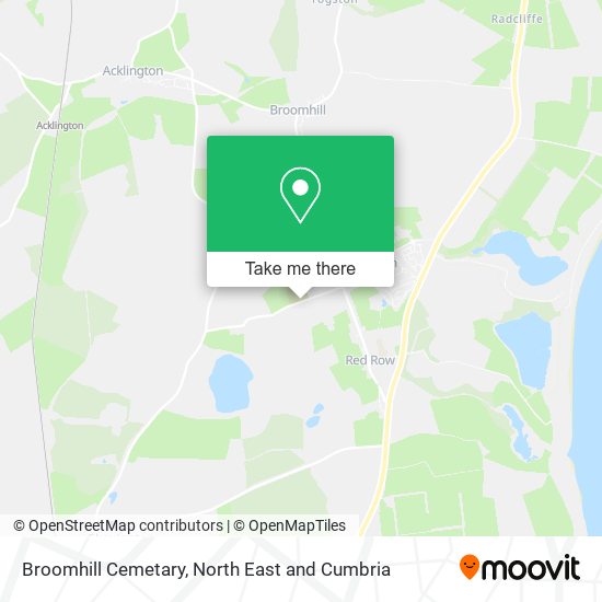 Broomhill Cemetary map