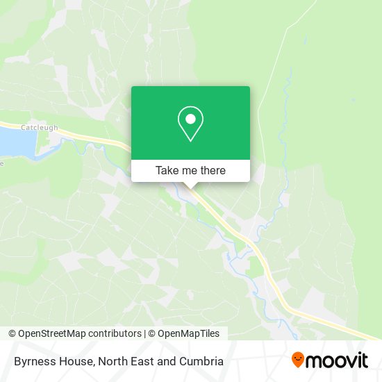 Byrness House map
