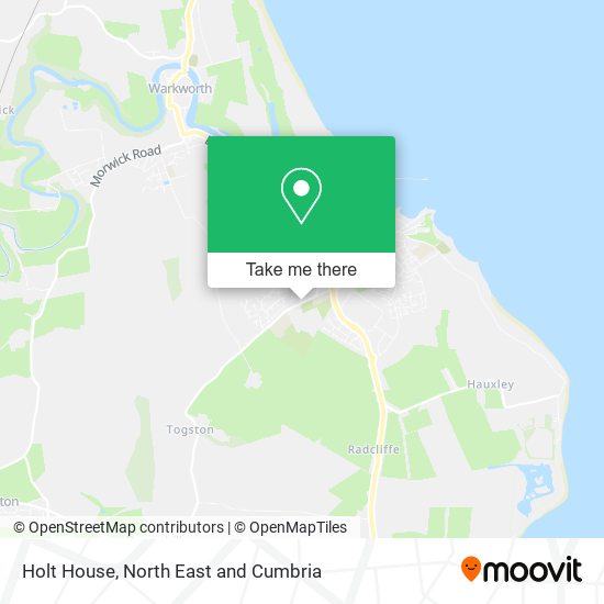 Holt House map