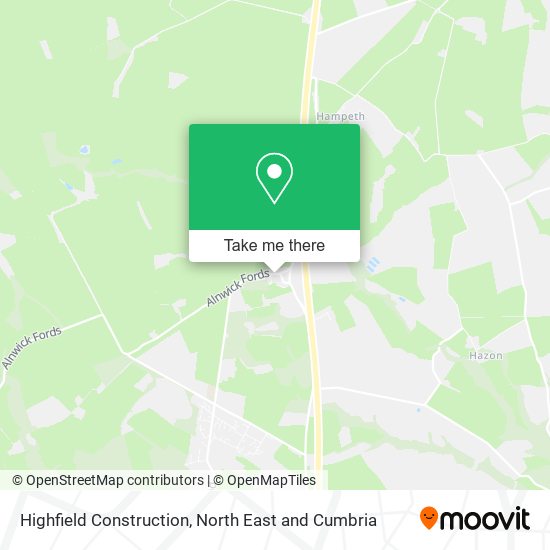 Highfield Construction map