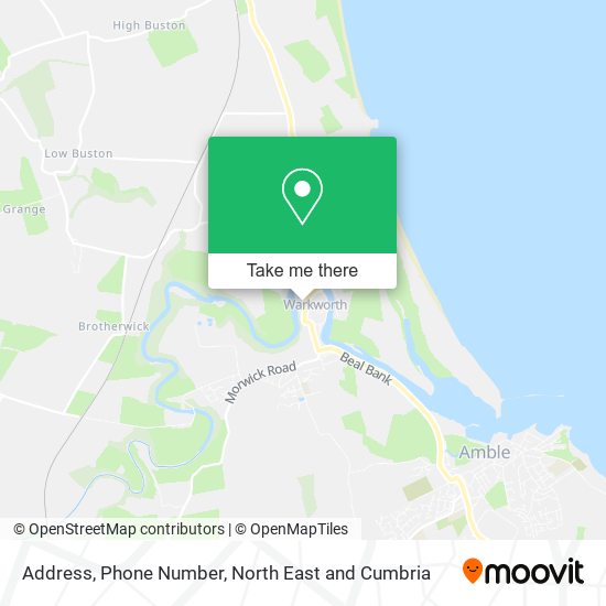 Address, Phone Number map
