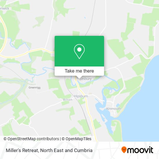 Miller's Retreat map