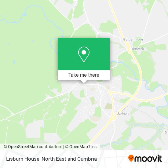 Lisburn House map