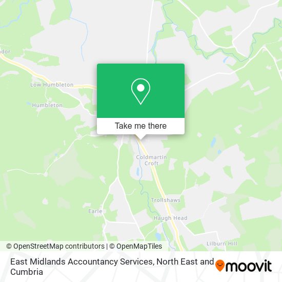 East Midlands Accountancy Services map