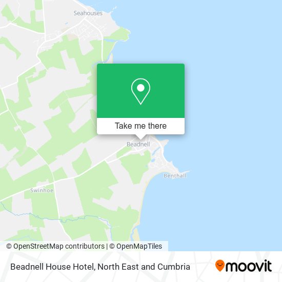 Beadnell House Hotel map