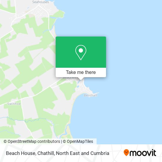 Beach House, Chathill map