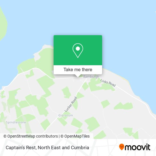 Captain's Rest map