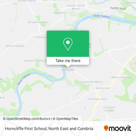 Horncliffe First School map